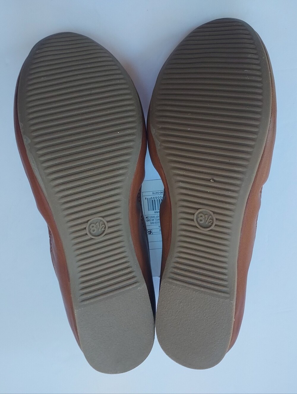 Mossimo Target Ona Cognac Slip On Ballet Flats Size 8.5 NEW NWT NEW IN BOX - Picture 4 of 8